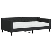 Divano letto | Sof¨¤ letto | Letto singolo con Materasso Nero 90x190 cm in Tessuto