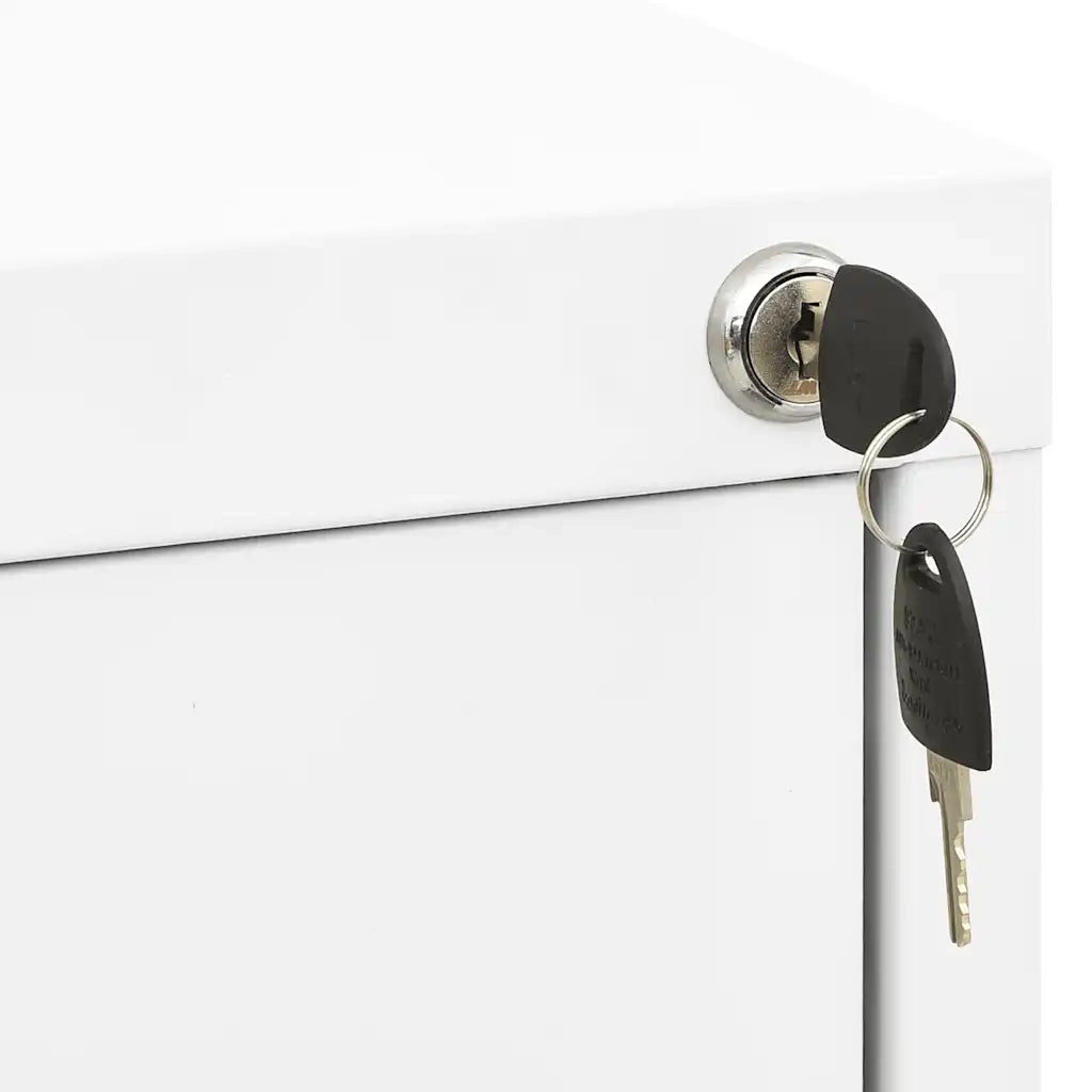 Armadio Classificatore Bianco 46x62x133 cm in Acciaio CFW3350151