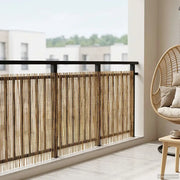 Recinzione per Giardino Carbonizzato 600 x 80 cm Giunco