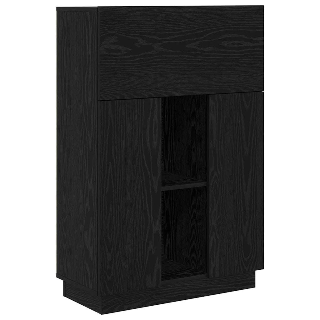 Scrivania Rovere Nero 71,5 x 31,5 x 106,5 cm 869483