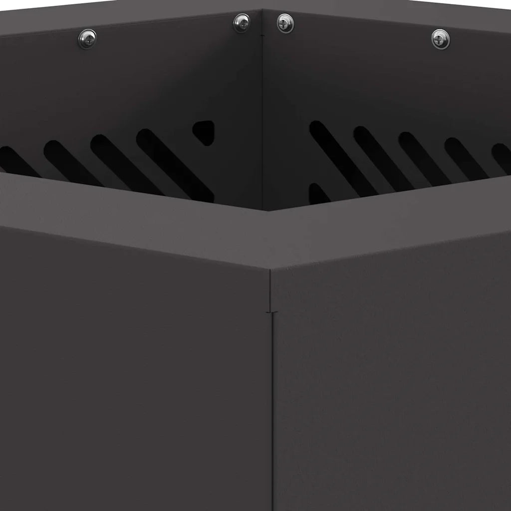 Ciotola per fuoco senza fumi Nero Acciaio Corten 858984