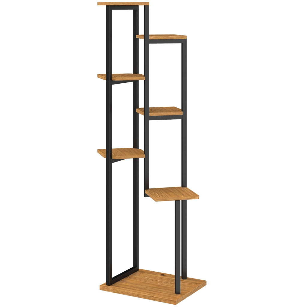 Portapiante a 7 livelli ¨C zephmum ¨C 130 cm in legno chiaro