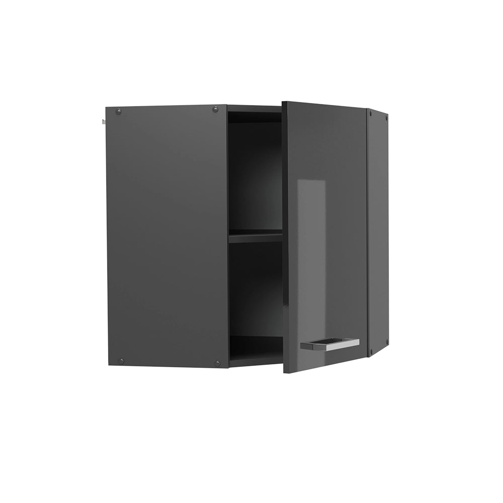Vicco Mobile angolare da cucina Antracite lucido 57 cm