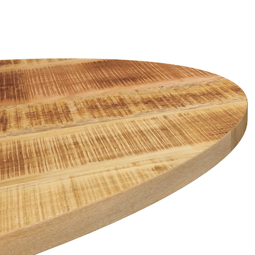 vidaXL Piano Tavolo 110x40x3,8 cm Ovale in Legno Massello di Mango