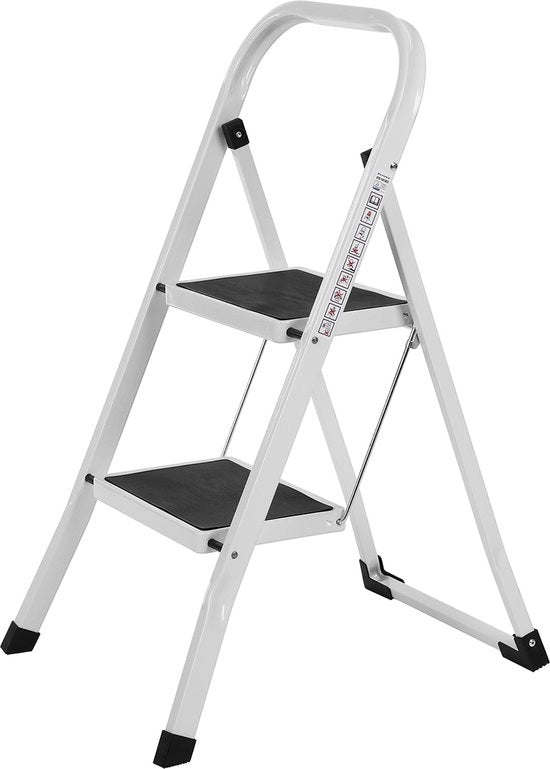 Scala a trappola a 2 gradini – Metallo – Grigio