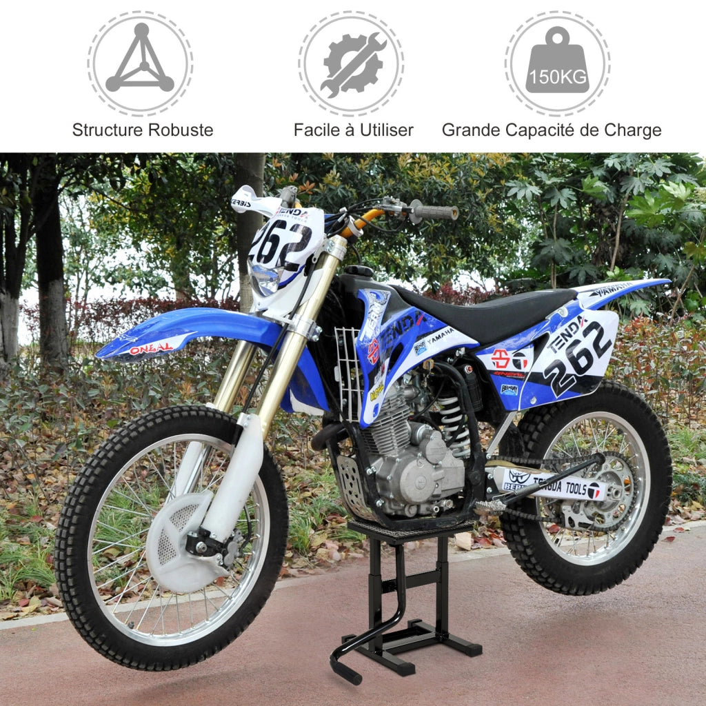 Cavalletto per Moto Regolabile ¨C Zephmum ¨C Nero