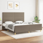 Giroletto senza Materasso Tortora 180x200 cm in Tessuto 3125158