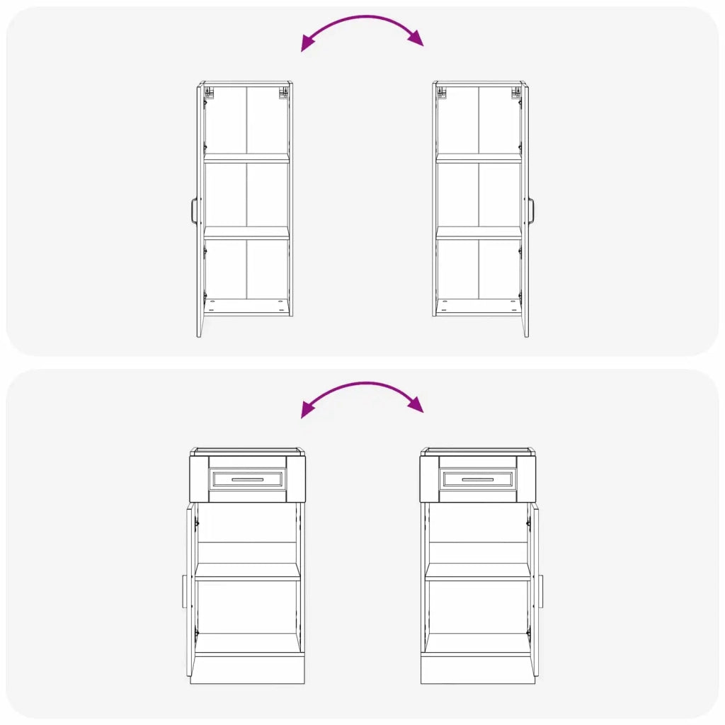 Unità Cucina PORTO 5 pcs Legno antico Legno ingegnerizzato 3438293