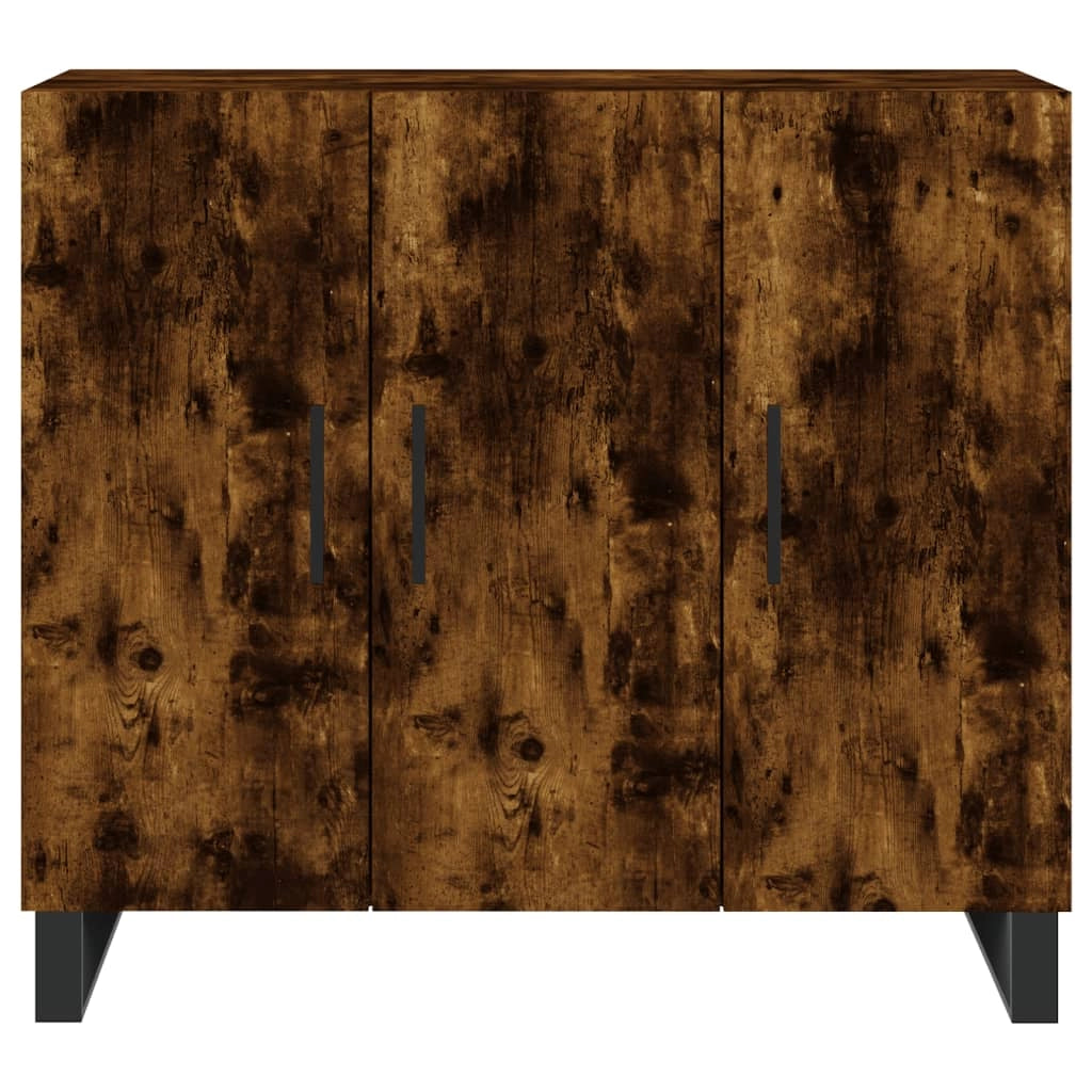 Buffet credenza cassettiera armadio mobile contenitore organizer per cucina soggiorno salotto 90 x 34 x 80 cm legno ingegnerizzato marrone 02_0031124