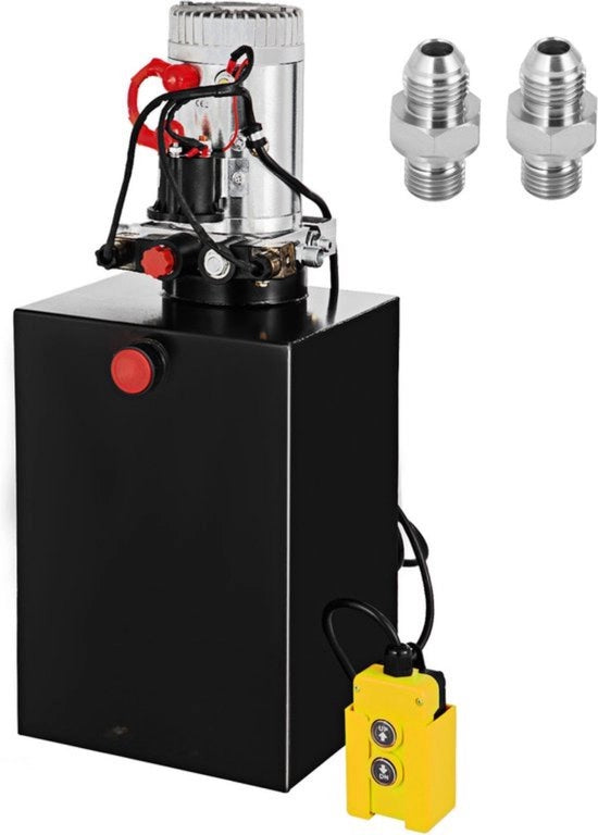 Pompa idraulica per trattore - Unita a doppia azione 12V - Pompa doppia azione - 59x29x28 cm - Potente e efficiente