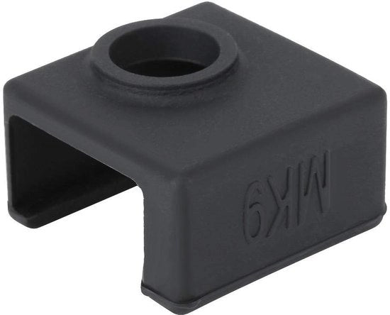 Blocco di riscaldamento resistente al calore - Caso antiscivolo in silicone - Parte per stampante 3D - Copertura protettiva - Conservazione della temperatura - Fino a 280 °C - Cappotto in silicone