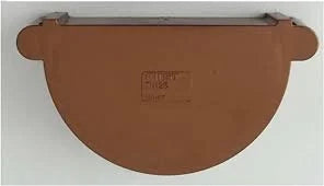 Gronda pvc color testa di moro - testata sx