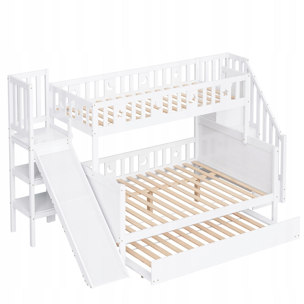 Letto a castello 90x200/140x200 cm - Xylo - Bianco