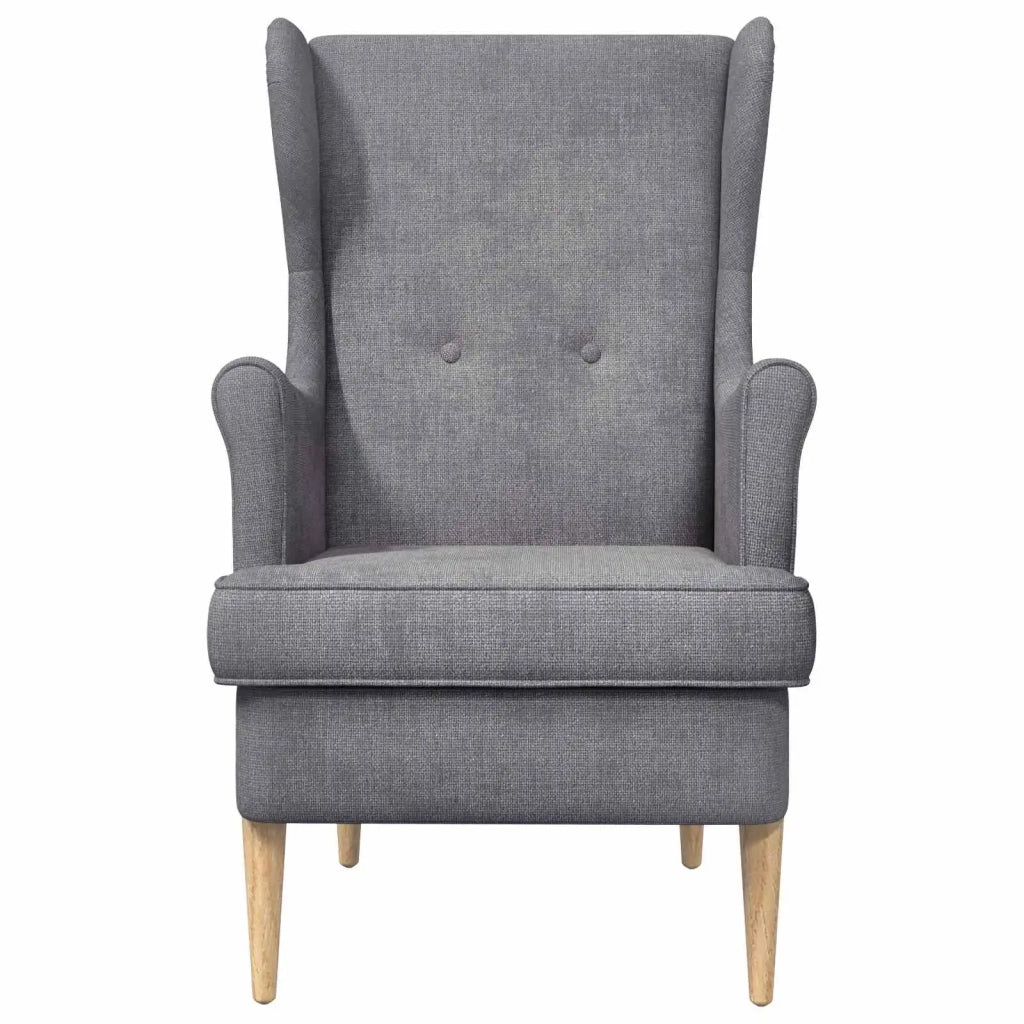 Poltrona-Divano Sedia-Poltroncina Grigio Chiaro ARES