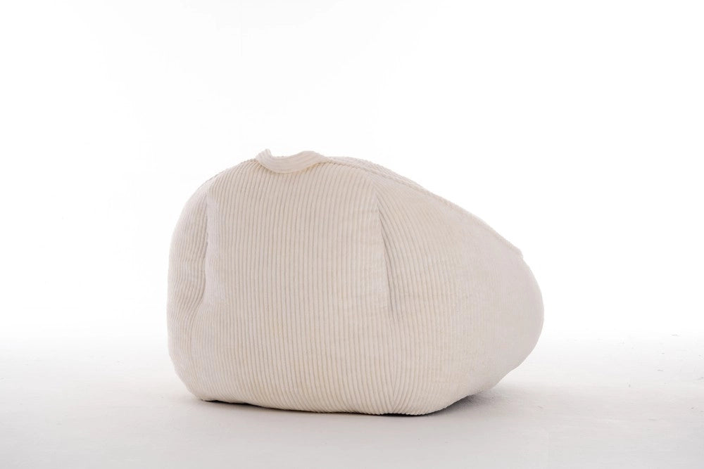 Pouf ¨C Minimal ¨C Beige tessuto per soggiorno camera