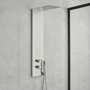 Colonna doccia 3 funzioni acciaio inox bocchetta idro lombare 20x50x110 cm *** finitura- cromo lucido, confezione 1