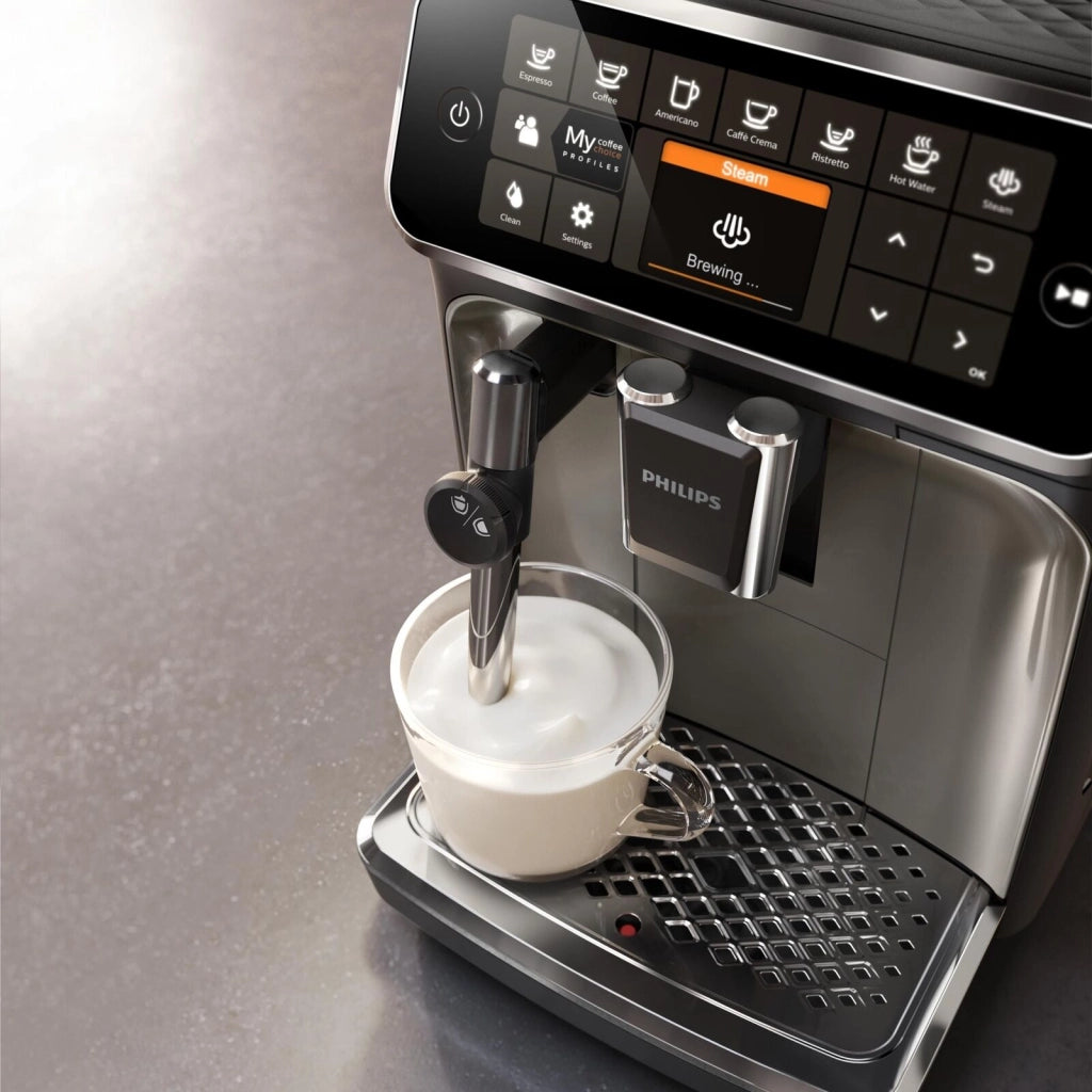 Philips 4300 series EP4327/90 Macchina da caffè automatica, 6 bevande, montalatte, 1.8 L, macine in ceramica