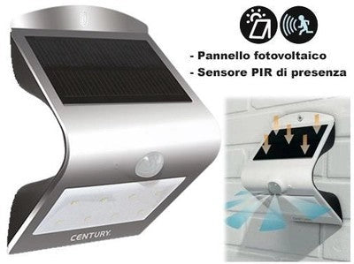 FARETTI LUCI SOLARI ARCADIA 1,5 WATT ILLUMINAZIONE ESTERNO CM.10x8xH15