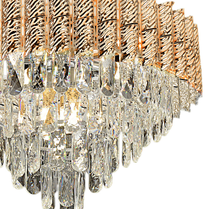 Lampada Cristal G054-cp 50cm Gold