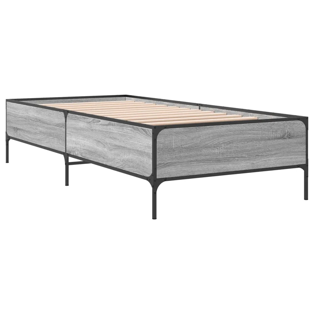 Giroletto senza Materasso-Struttura Letto Rovere Sonoma 90x190 cm 614292