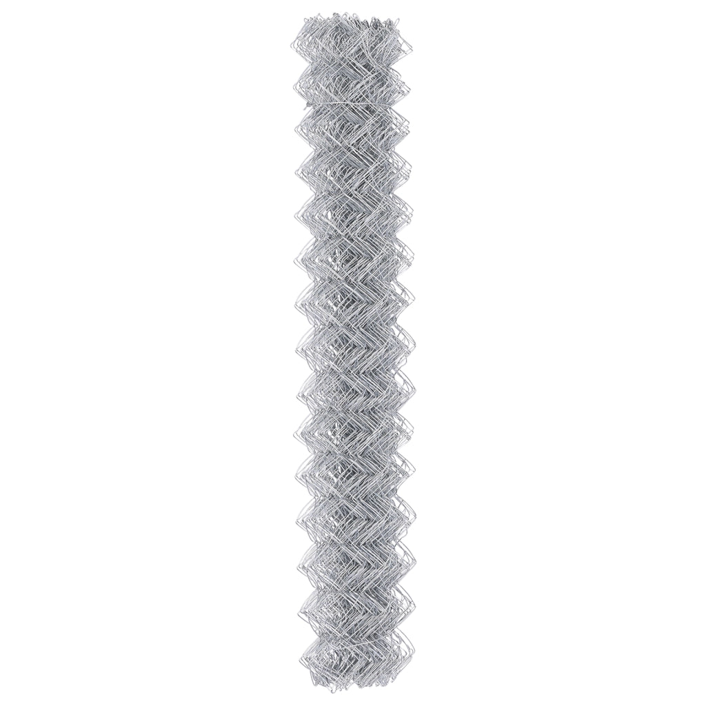 Recinzione a Catena 1.6x10 m in Acciaio Galvanizzato