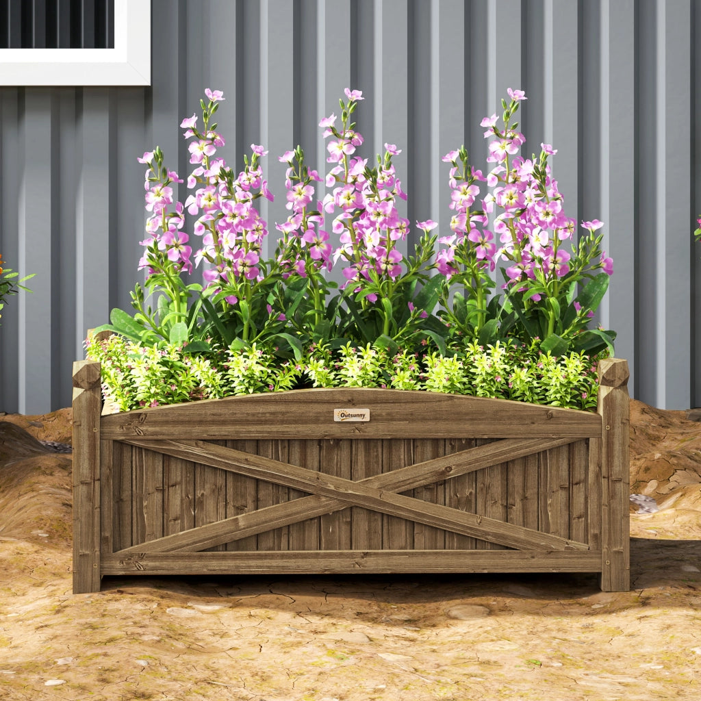 Giardiniera in legno ¨C zephmum ¨C marrone scuro 90x39x37