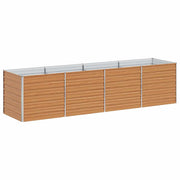 Fioriere | Cassetta per fiori | Letto rialzato da giardino Marrone Chiaro 320 x 80 x 77 cm