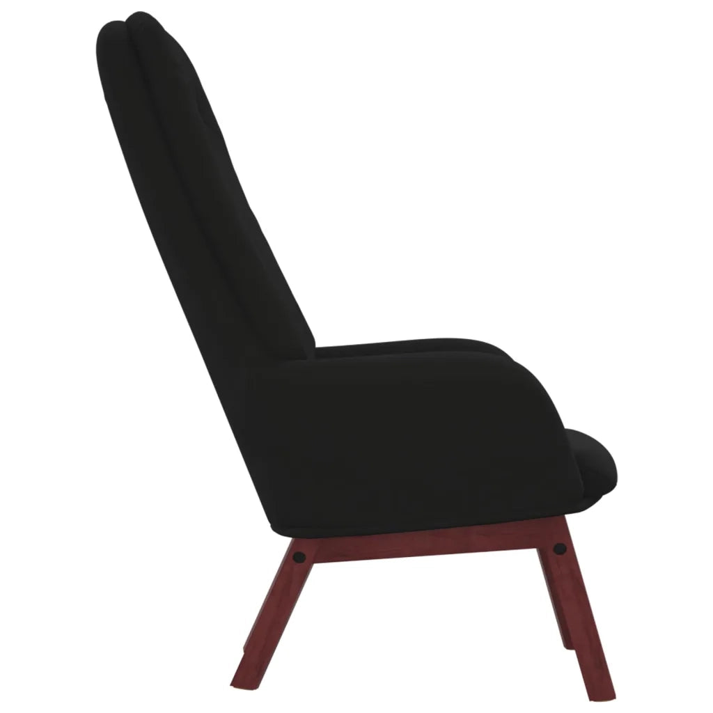 Poltrona Relax Nera in Velluto cod mxl 14297