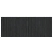 Tappeto del soggiorno | Tappeto Rettangolare Grigio 80x200 cm in Bamb¨´