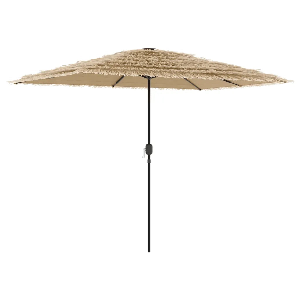 Ombrellone Giardino con Palo in Acciaio Marrone 300x200x250 cm 4005093
