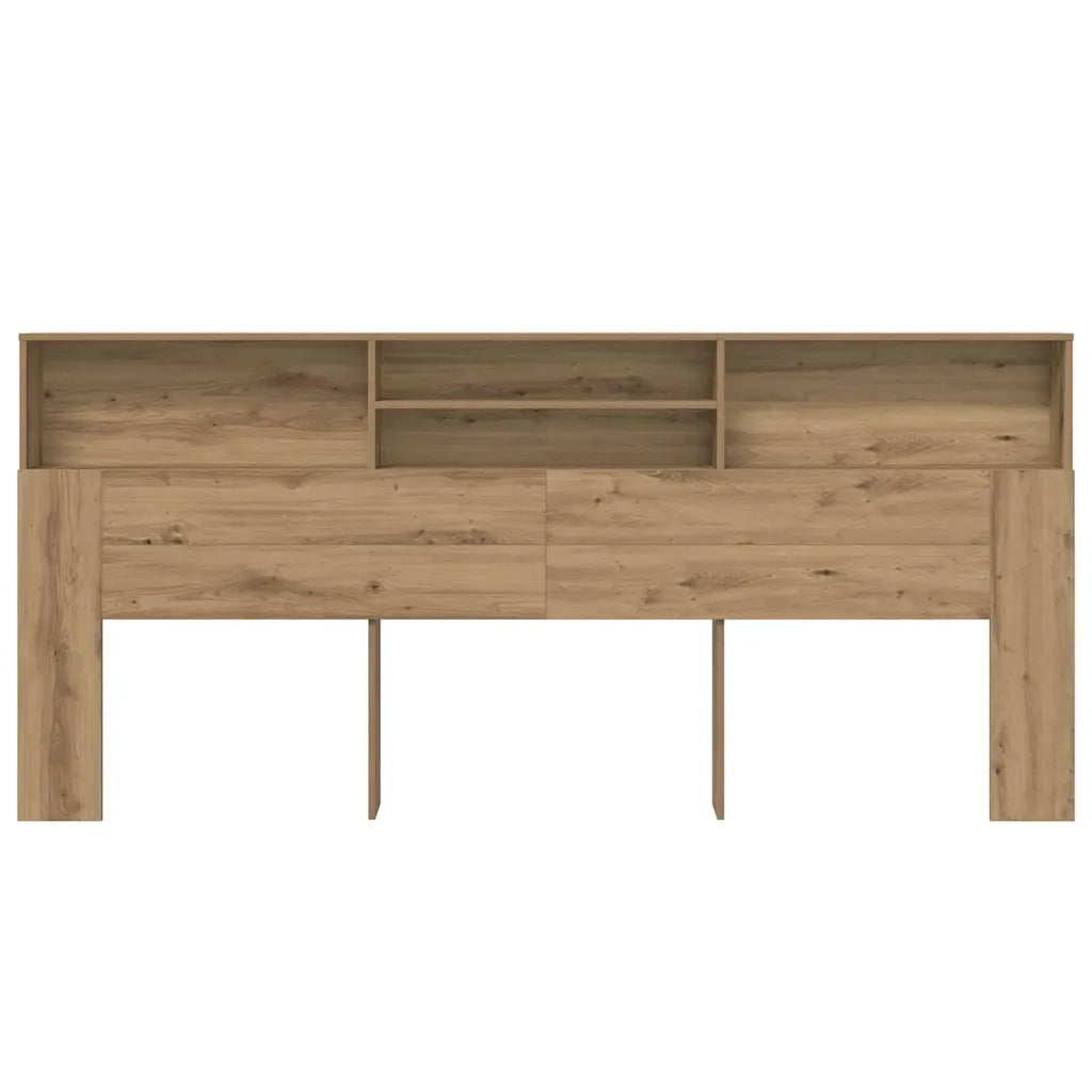 vidaXL Testata del letto rovere artigianale 220 x 19 x 101.5 cm
