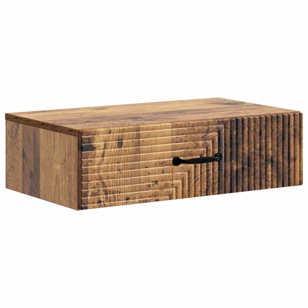 Tavolino da Parete Laterale Legno antico 59 x 34,5 x 17 cm 898663