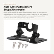 Retrovisore con Camera Alta Qualità in Metallo - Supporto Universale - Progettazione Leggera - Installazione Facile - Resistente e Duraturo - Finitura Professionale - Supporto per Camera
