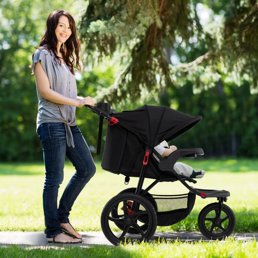 Passeggino pieghevole con tendina regolabile e sedile reclinabile, Passeggino leggero per bambini da 0 a 48 mesi-Passeggini per bimbi