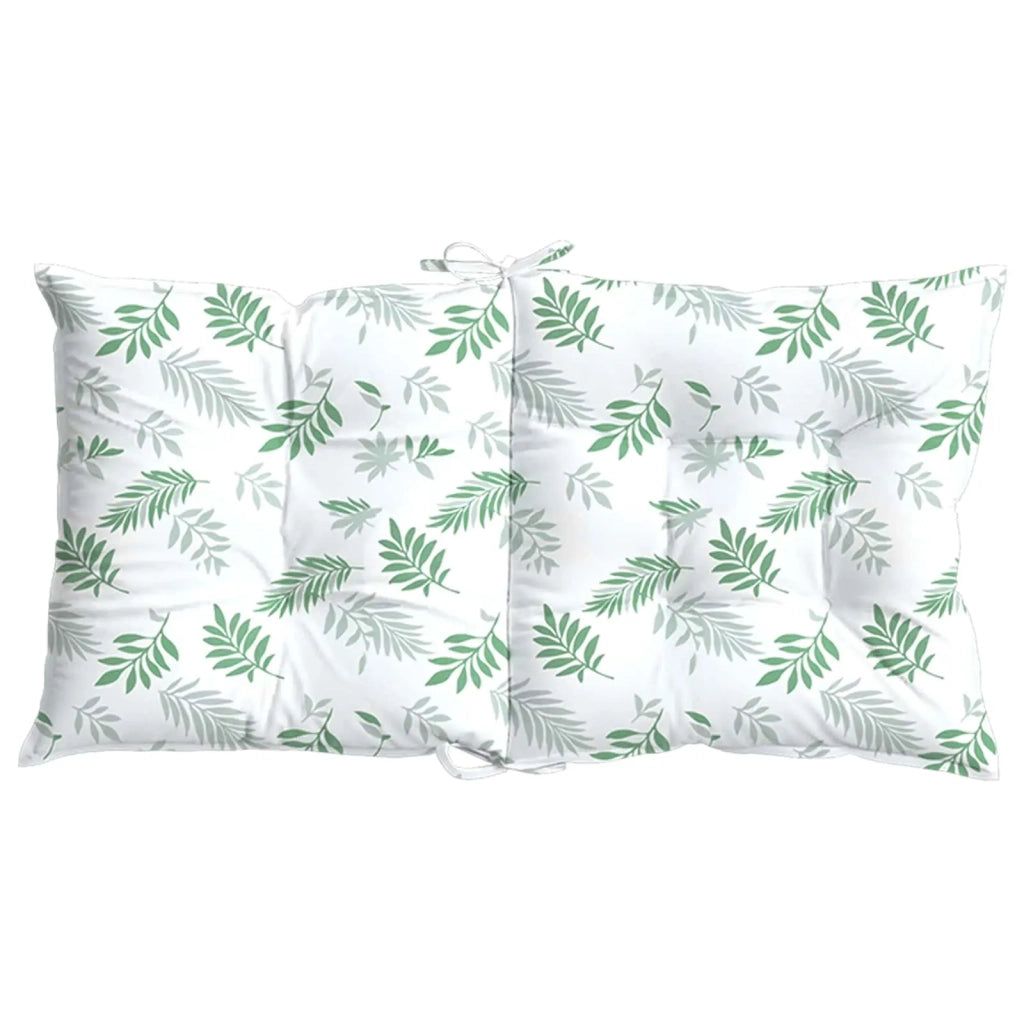 Cuscino da Esterno 2 pcs Motivo a foglie fini 100 x 50 x 7 cm 377725