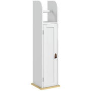 Colonna Bagno Armadio con Ante e Ripiani ¨C zephmum ¨C Bianco 20x20x80 cm