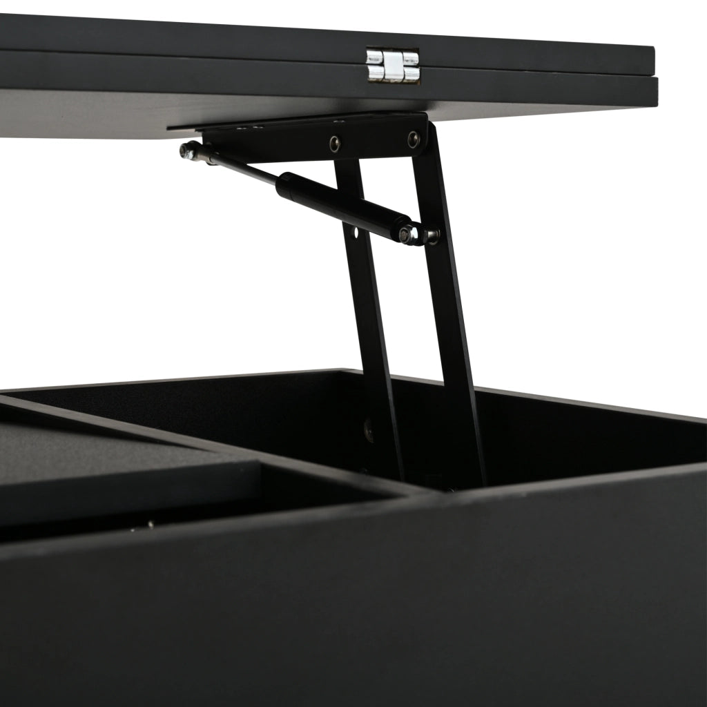 Tavolo elevabile multifunzione con LED e vano contenitore