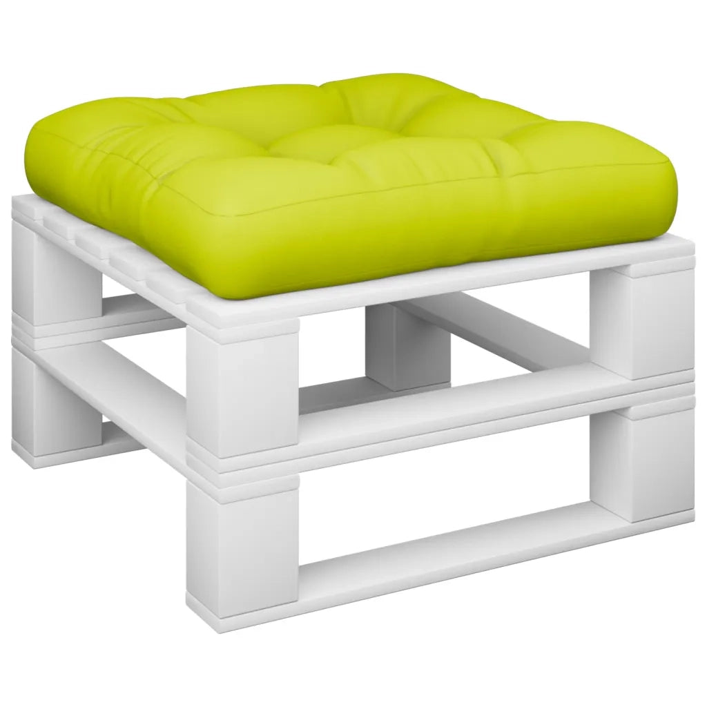 Cuscino per pallet | Cuscini per sedie Verde Brillante 60x60x12 cm in Tessuto