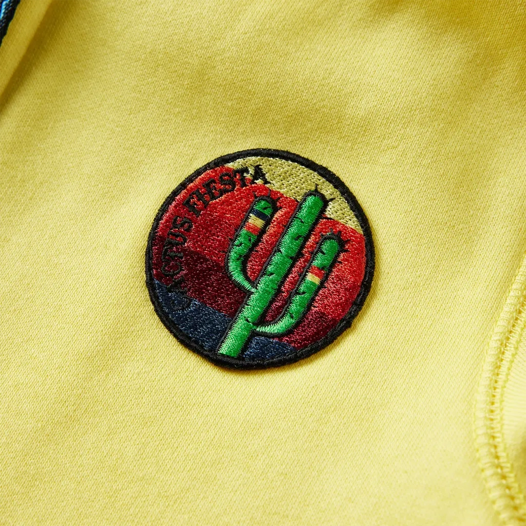 Felpa con Cappuccio e Cerniera per Bambini Giallo Chiaro 92 15121