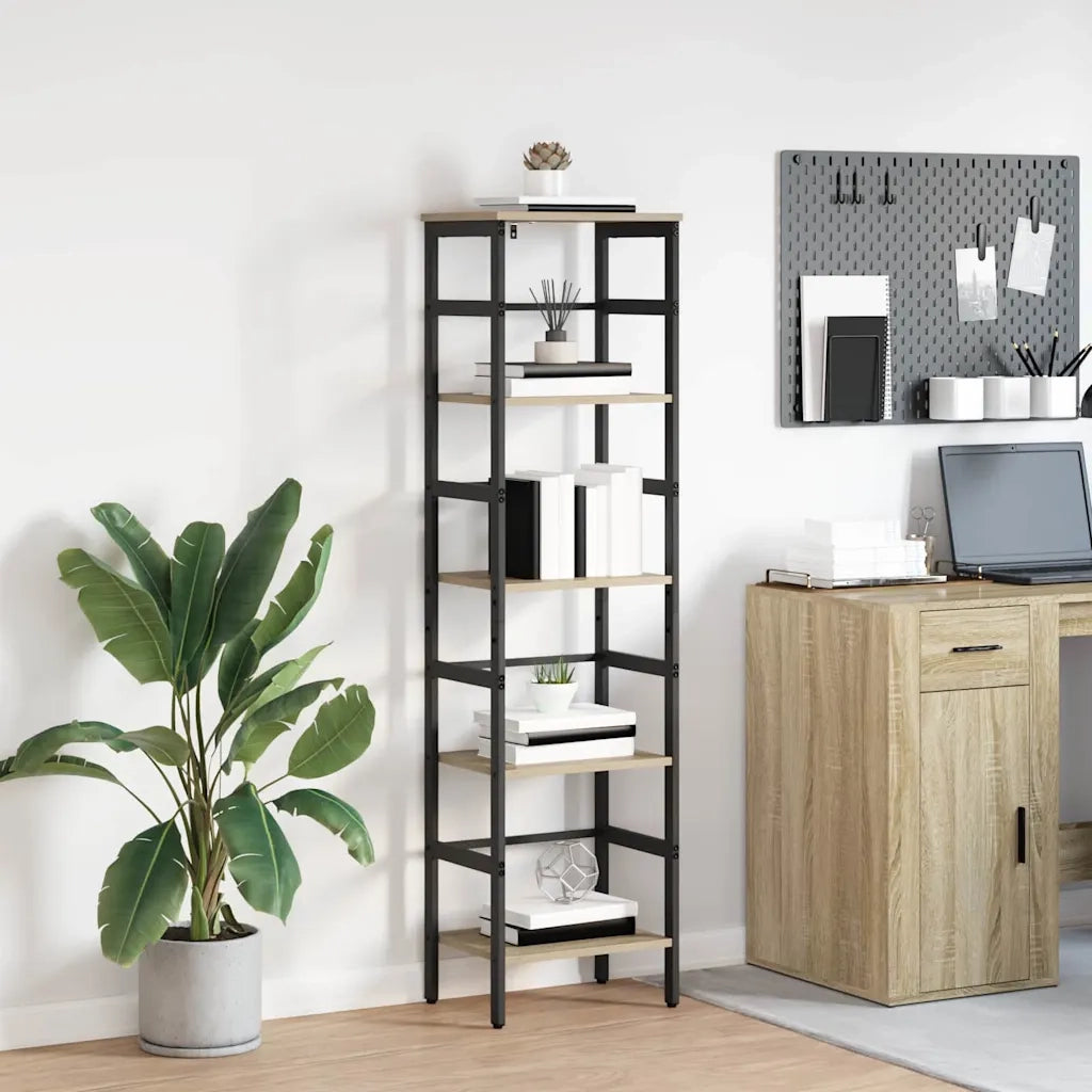 Libreria Rovere Sonoma 40 x 29,5 x 149 cm Legno multistrato