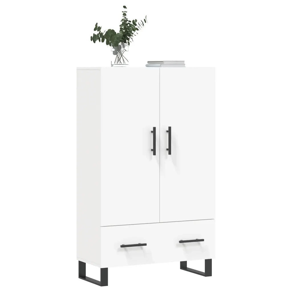 Credenza Bianca 69,5x31x115 cm in Legno Multistratocod mxl 79666