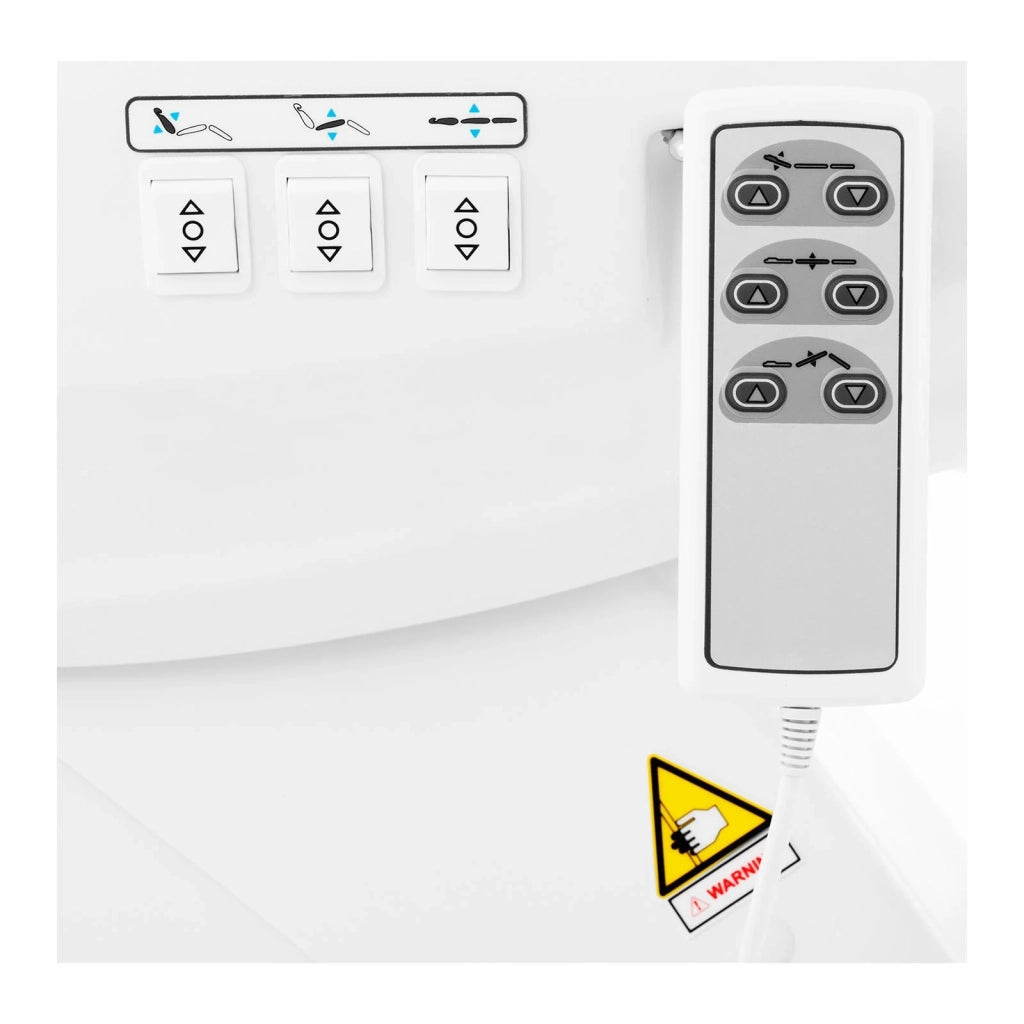 Poltrona pedicure elettrica professionale sintetica e acciaio inox verde 14_0001646