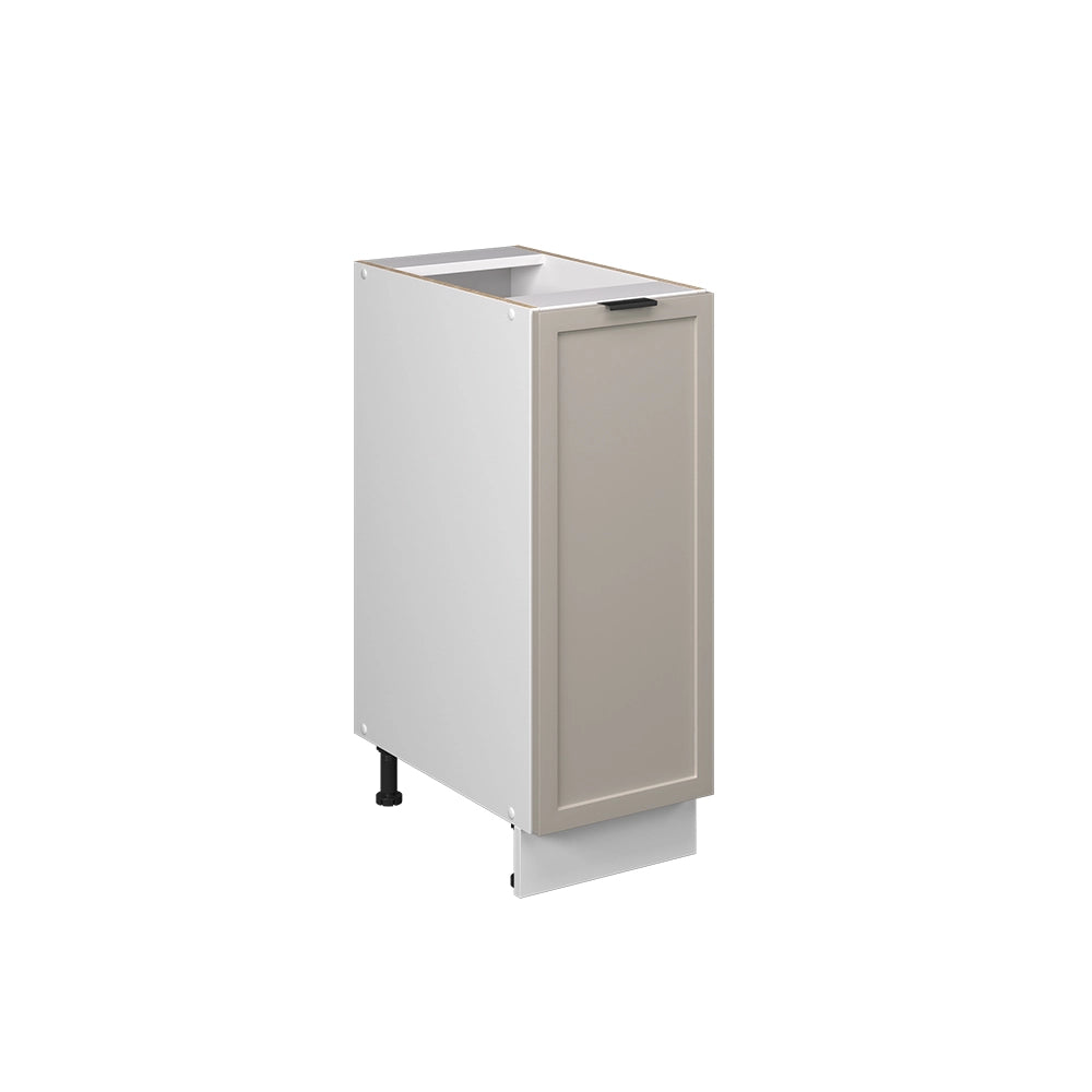 Armadio cucina dispensa alto Fame-Line GrigioBeige/Bianco 30 cm senza piano di lavoro Vicco