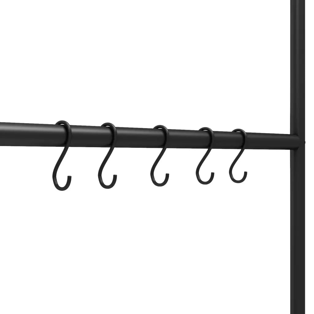 Scala portasciugamani a 5 ripiani nera 58x175 cm in ferro CFW4672828
