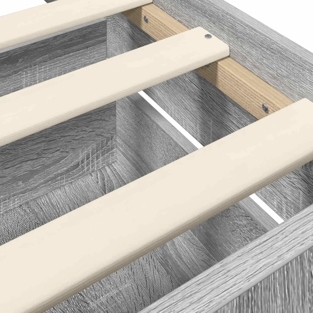 Struttura del letto Sonoma grigio Legno ingegnerizzato 3429513