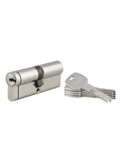 Cilindro Transit 2 40 x 40 mm, nichelato, anti-perforazione, anti-scasso, 5 chiavi – THIRARD