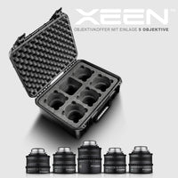 SKB CF Custodia con inserto 5 obiettivi Borsa impermeabile per il trasporto con valvola di equalizzazione della pressione per accessori fotografia