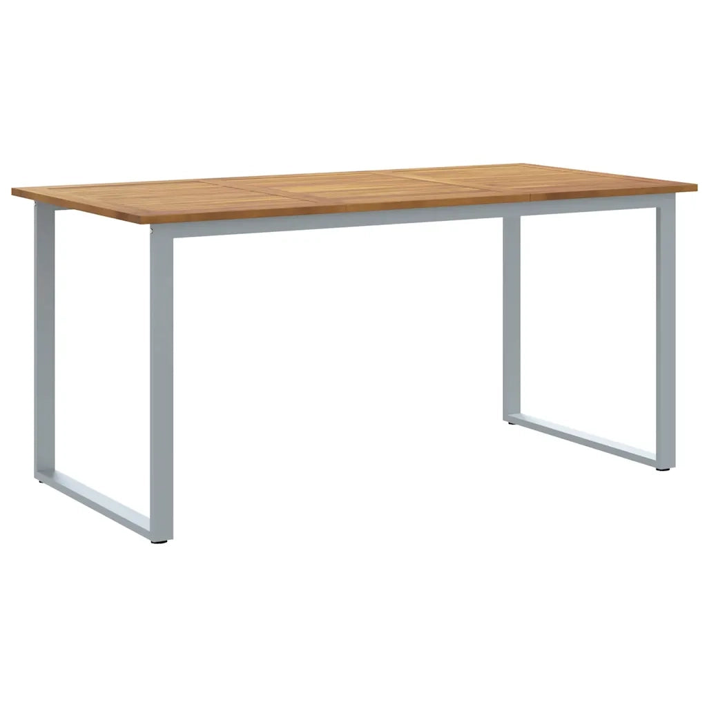 Tavolo da Giardino Grigio 160 x 80 x 75 cm 4010595
