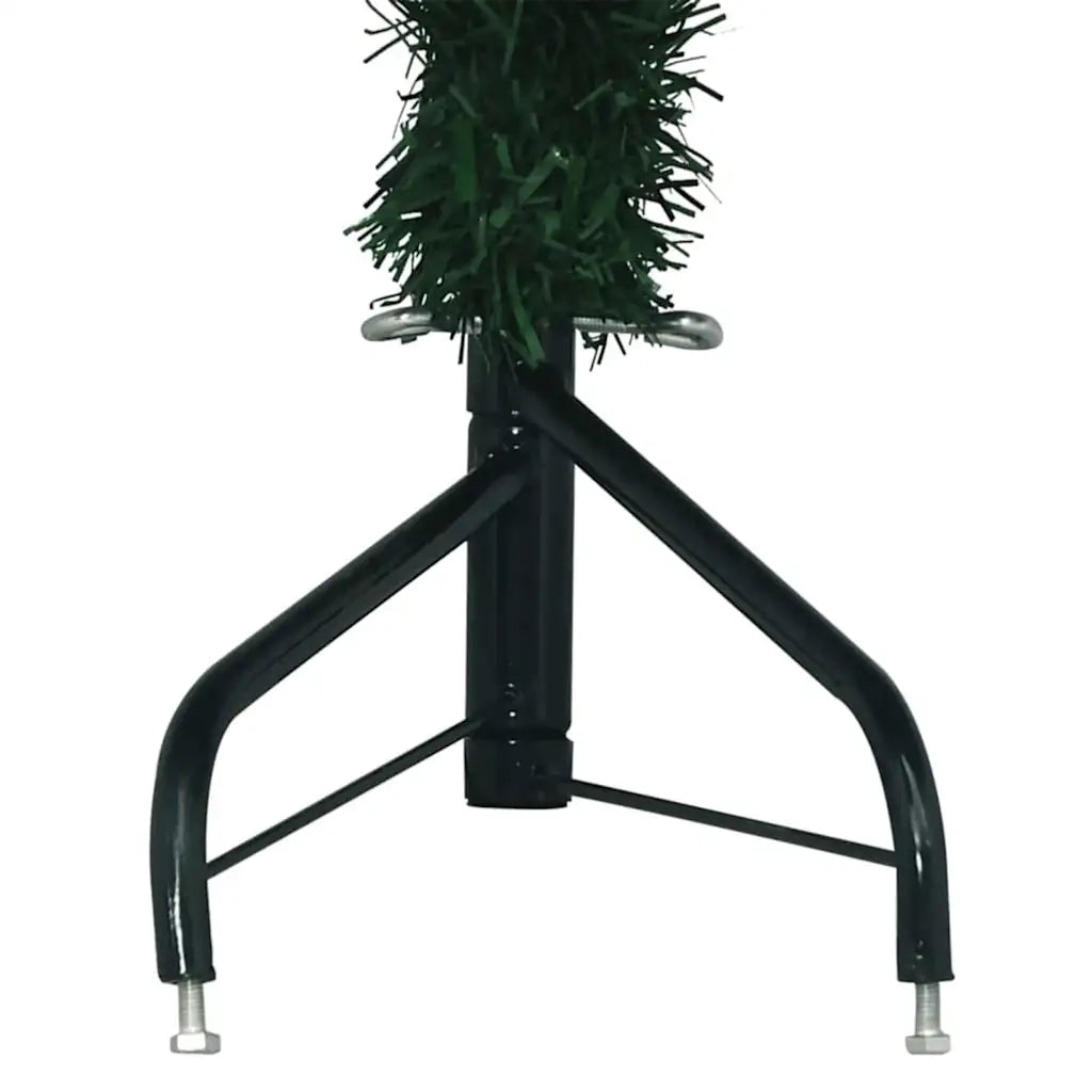 Albero di Natale Artificiale Angolare con 300 LED Verde 180 cm