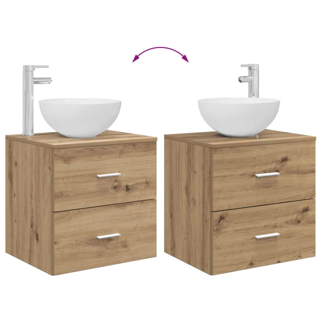 Set di mobili per il bagno 2 pcs Rovere Artigianale 3403951